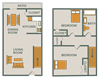 FOXBOROUGH COMMONS | 2 BEDROOM 1 BATH | TH